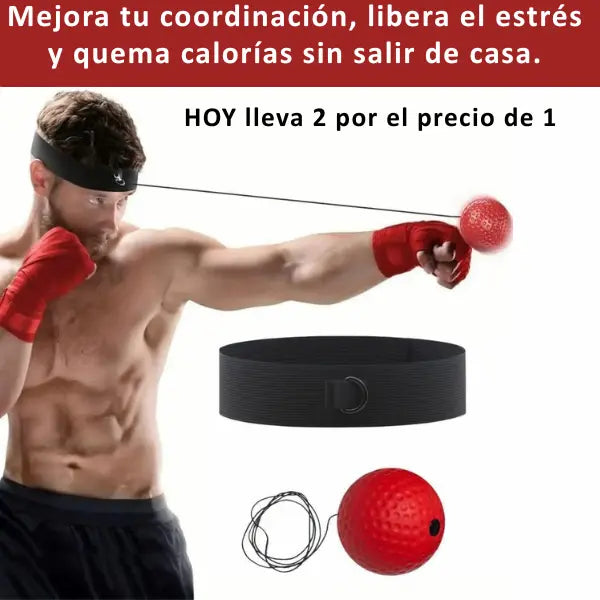 🎄¡Pelota de reflejos de boxeo de nuevo estilo! Compra 1 y obtén la segunda gratis