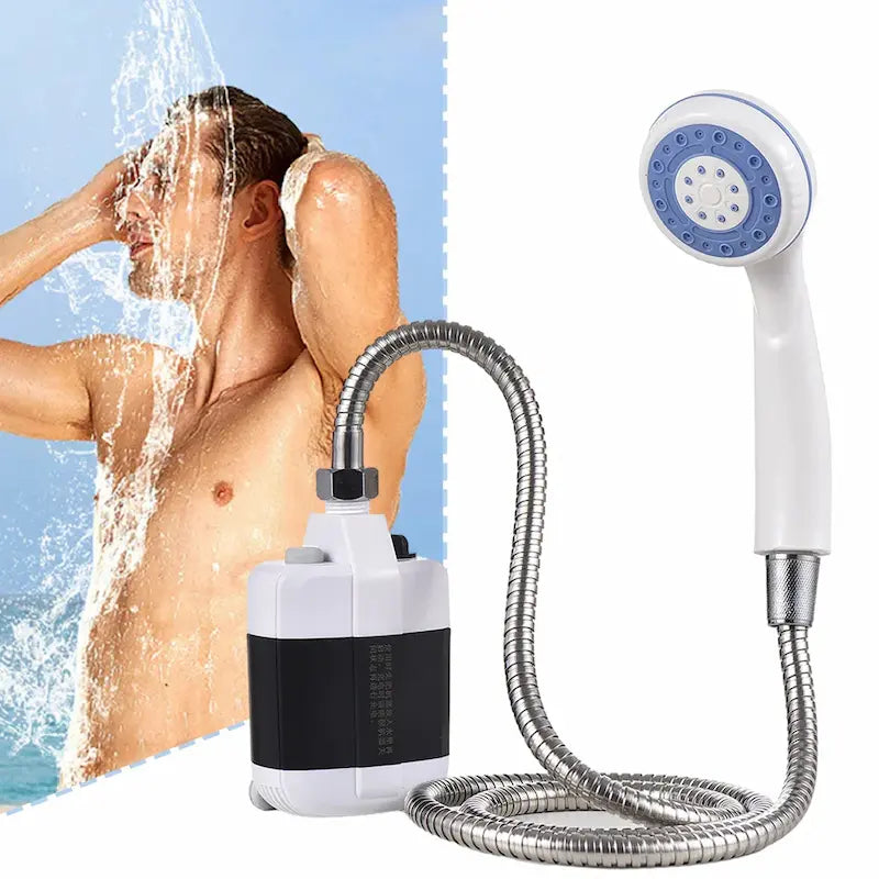 🚿Ducha portátil camping✨ disfruta frescura en cualquier lugar como en casa