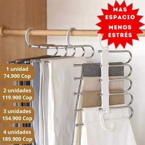 Gancho Élite — Ahorra hasta 80 % de espacio